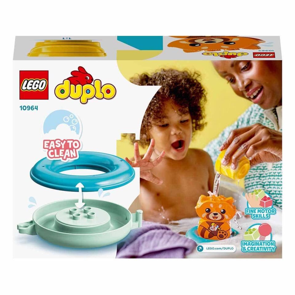 Lego Duplo Bath Time Fun  Floating Red Panda 