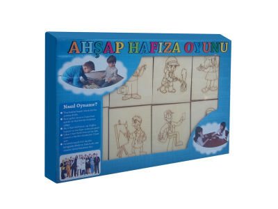 Okutan Ahşap Hafıza Oyunu-Meslekler