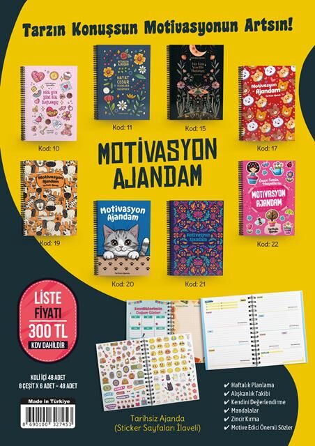 Ema Motivasyon Ajandam Gök Yıldızları