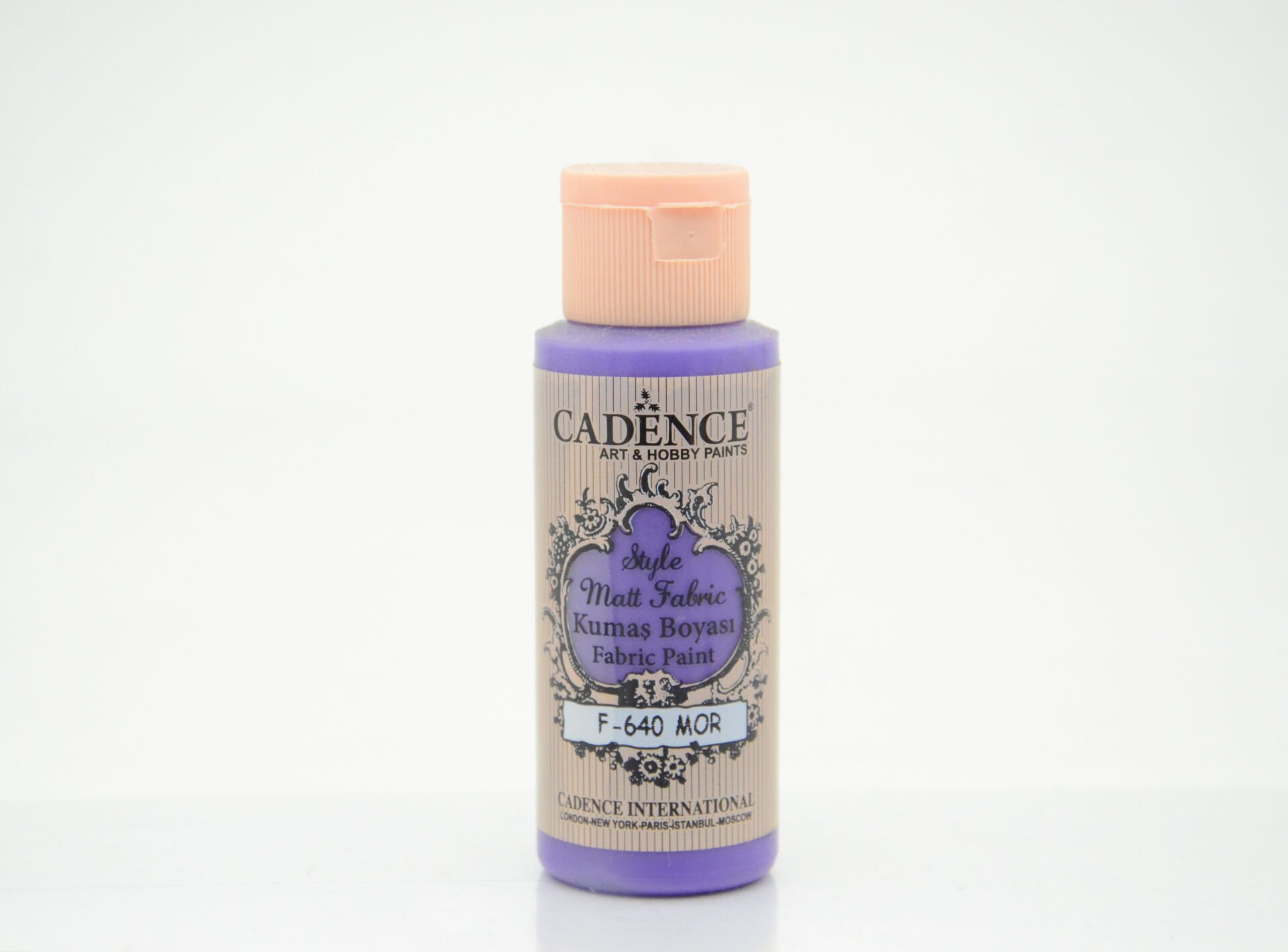 Cadence Style Matt Kumaş Boya F-640 Mor 59 Ml