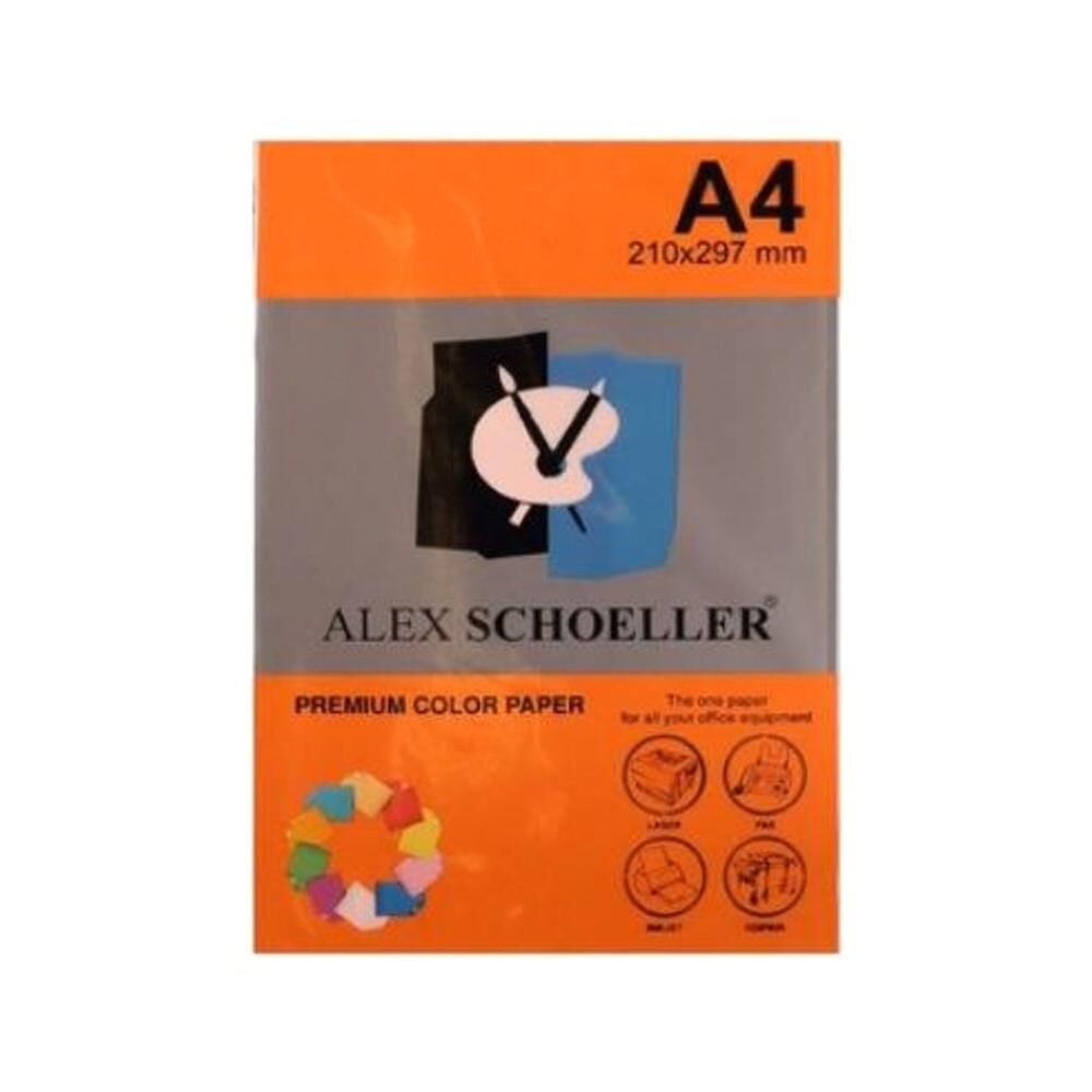 Alex Fotokopi Kağıdı A4 500 Lü Turuncu Alx-640