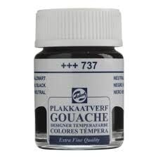 Talens Gouache Jar 16 Ml Neutral Black