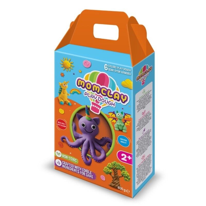 Nureart Smarta Momclay Oyun Hamuru 6 Renk 100 Gr