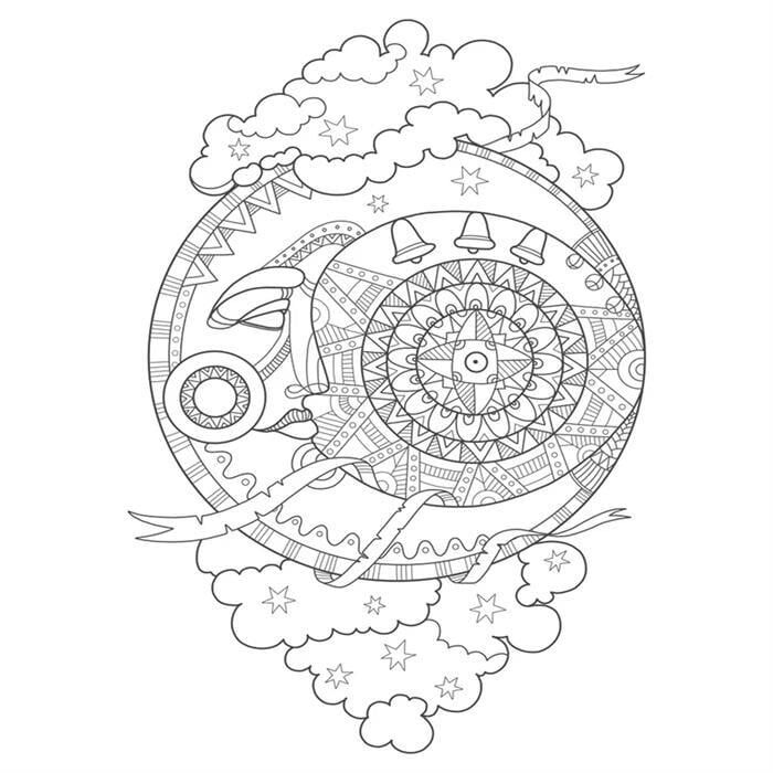 Artdeco Desenli Tuvaller Masalsı 30x40 Cm Ay