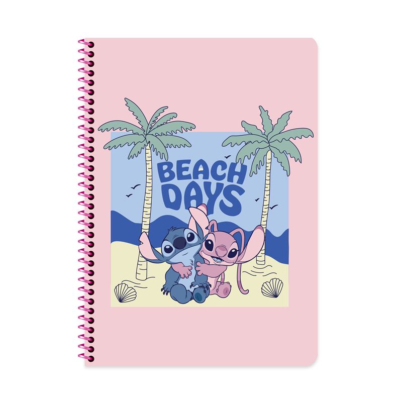 Keskin Lilo&Stitch A4 80 Yaprak Çizgili Spiralli Karton Kapak Defter