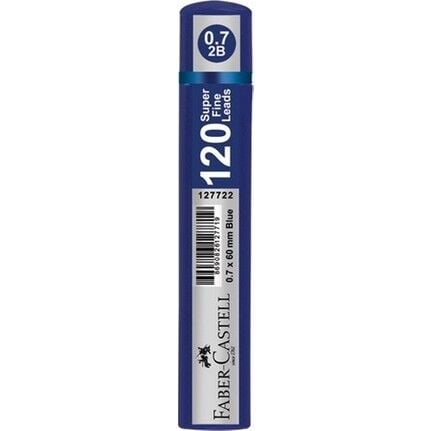 Faber-Castell Grip Min 0.7 2B 60mm 120'li Mavi Tüp