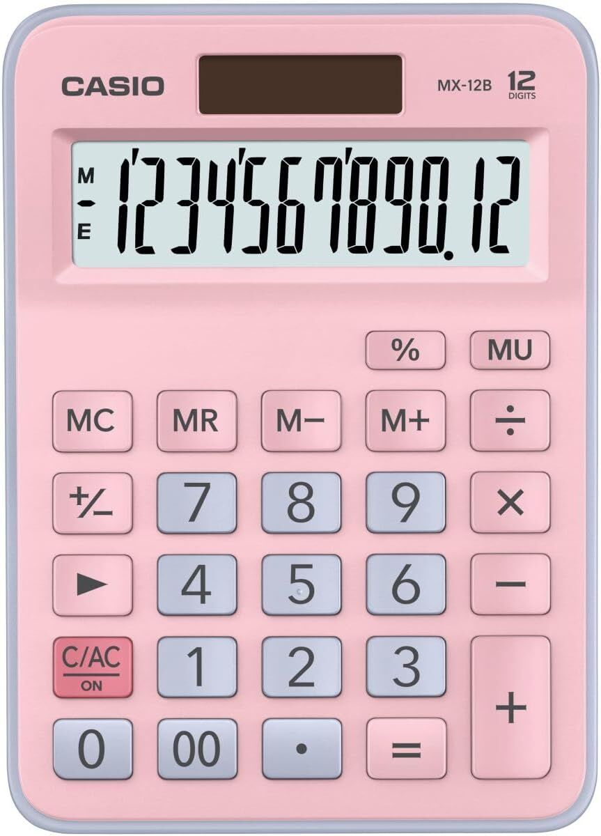 Casio Hesap Makinesi Masaüstü Mx-12B-Pklb 12 Hane