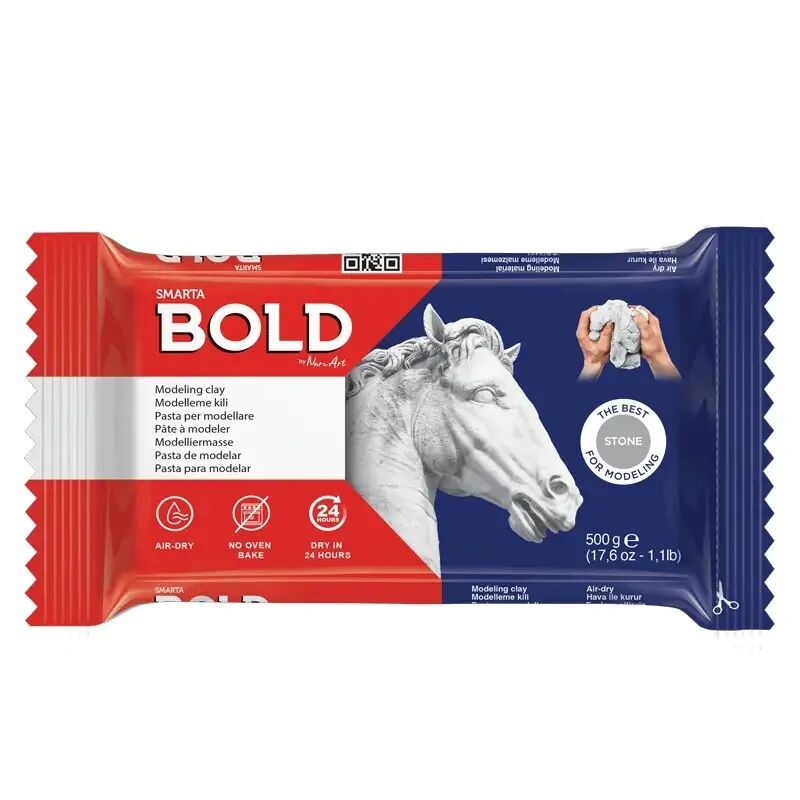 Nureart Smarta Bold Taş Gri 500 G Seramik Kili