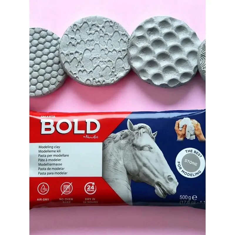 Nureart Smarta Bold Taş Gri 500 G Seramik Kili