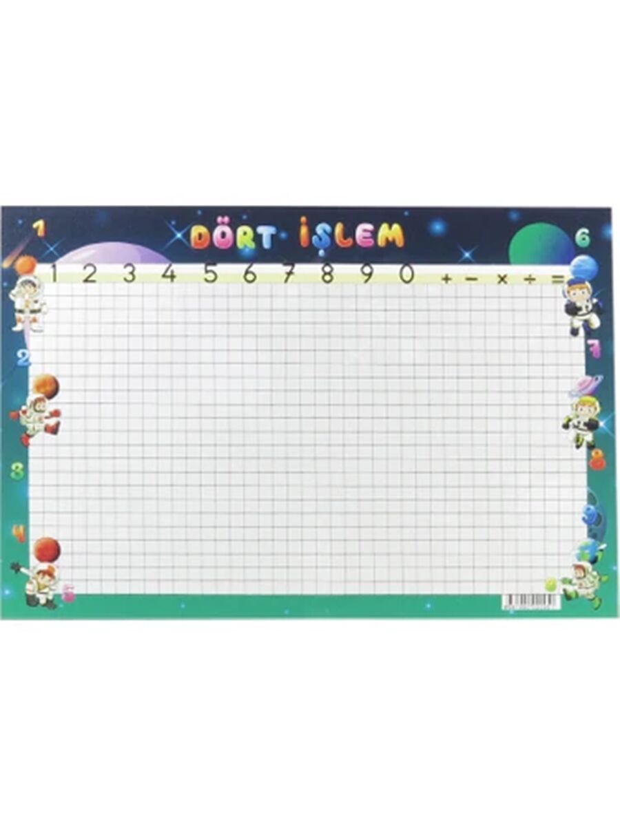 Odak Yayın A4 Yazı Çalışma Kartı