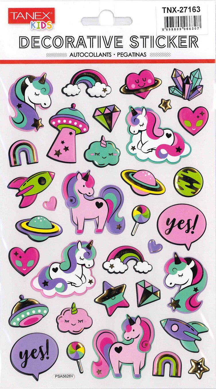 Tanex Tnx-27163 Puffy Uzaylı Unicorn Serisi