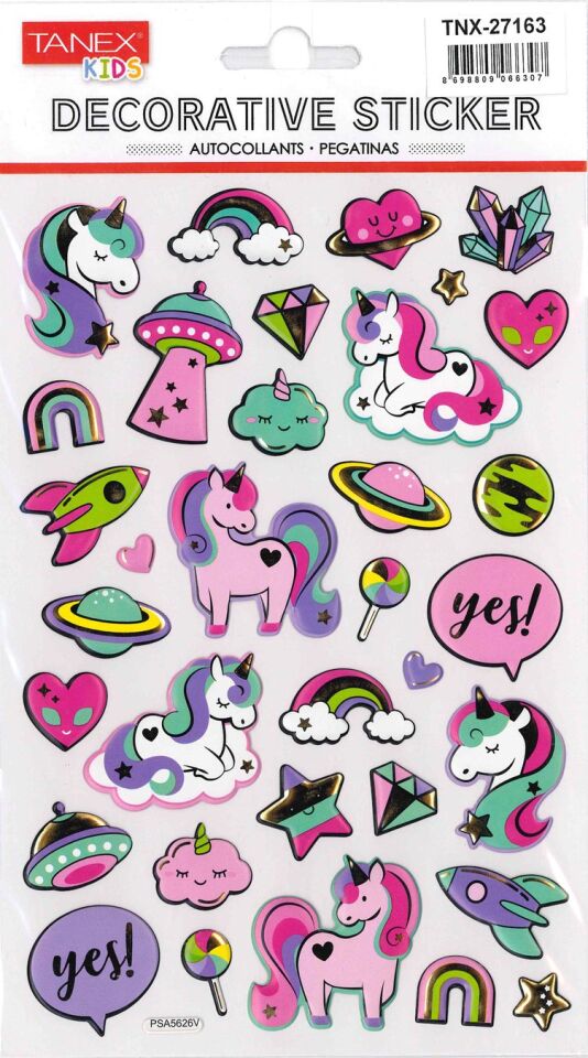 Tanex Tnx-27163 Puffy Uzaylı Unicorn Serisi