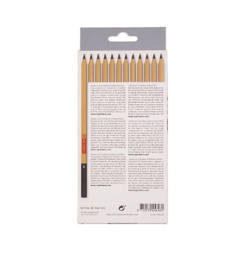 Talens Tac Graphite Pencils Set 12 Li