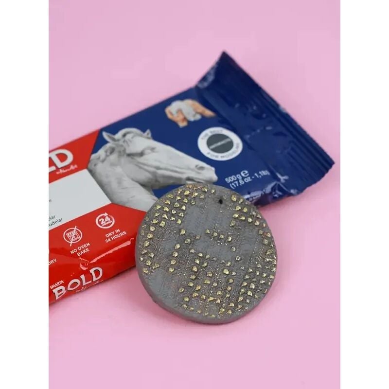 Nureart Smarta Bold Taş Antrasit 500 G Seramik Kili