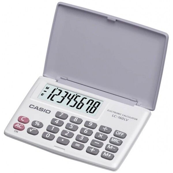 Casio Hesap Makinesi Masaüstü Lc-160Lv-We 8 Hane Beyaz