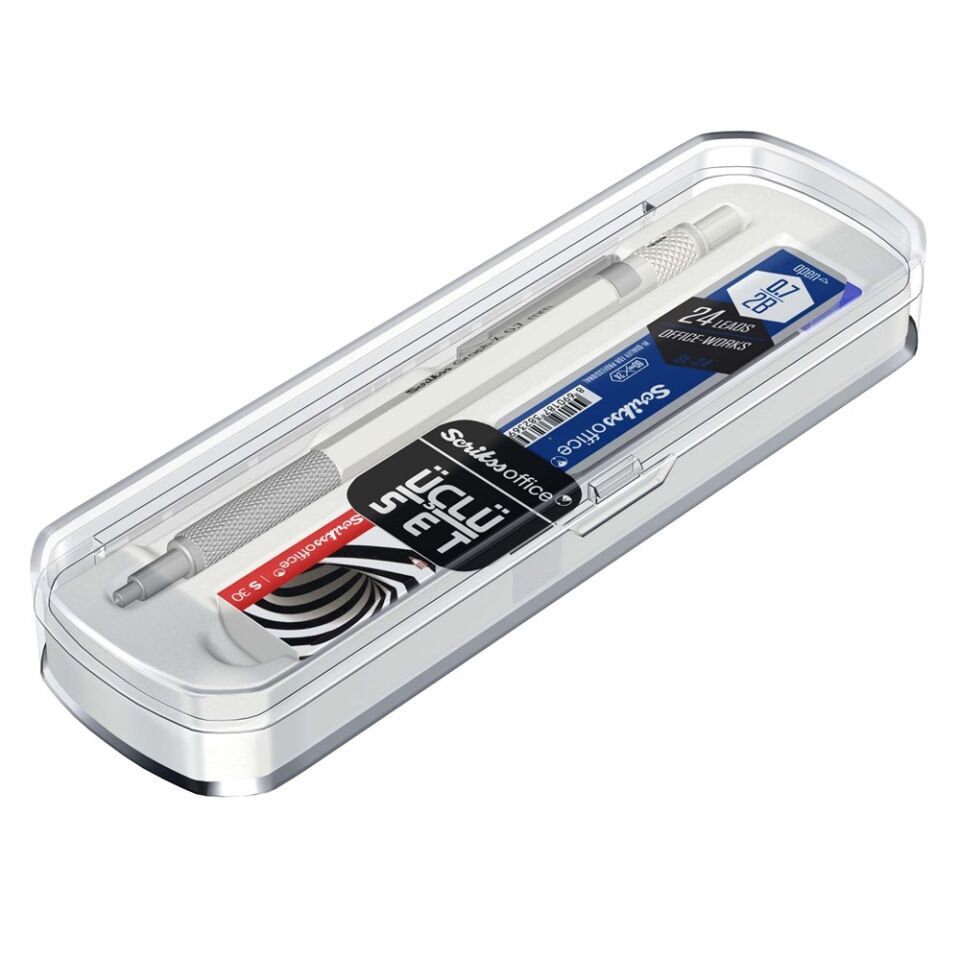 Scrikss Graph-X 3 Lü Set 0.7 Mm Beyaz