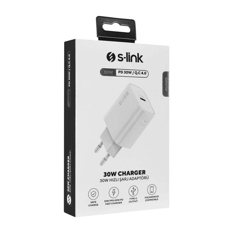 S-Link Sl-Ec65 Type Usb-c 30W Pd 33W Pps Hızlı