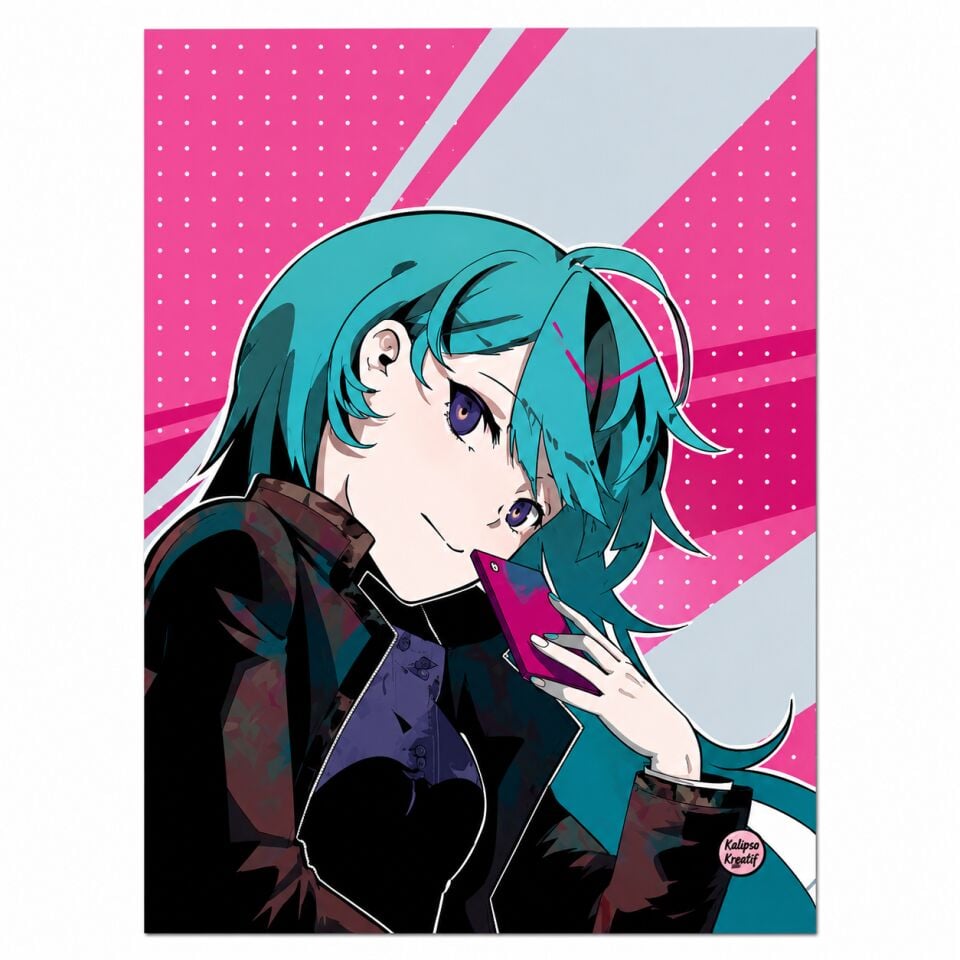 My Mia Art 12x16 Manga Cards Defter Mini