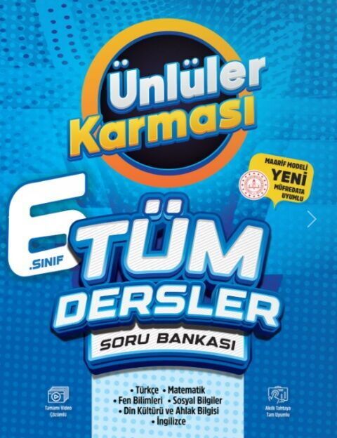 Ünlüler Karması 6 Tüm Dersler Soru Bankası