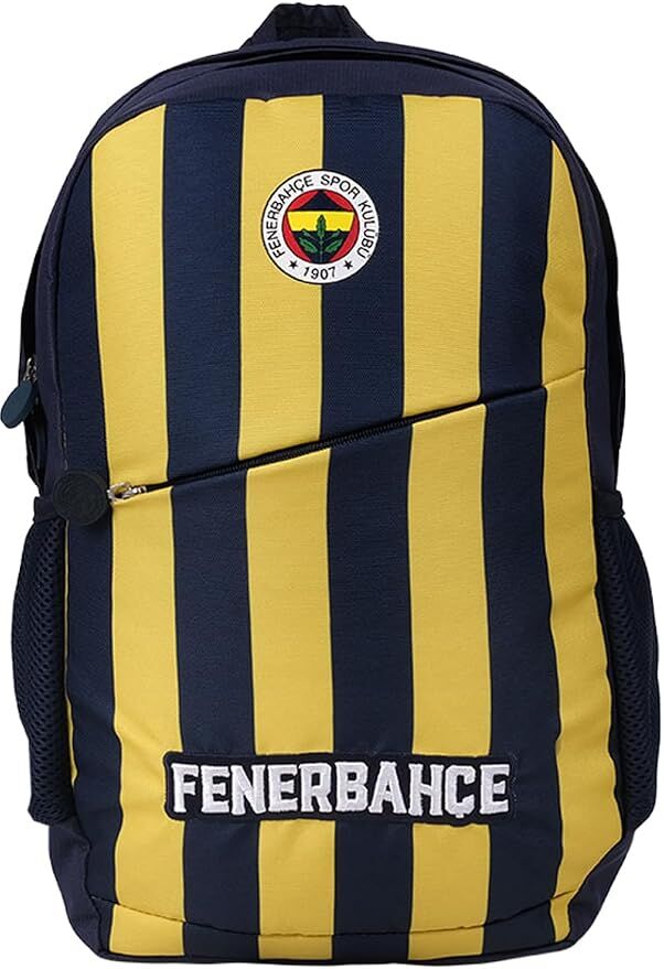 Fenerbahçe Çubuklu Forma Desen Okul Çantası