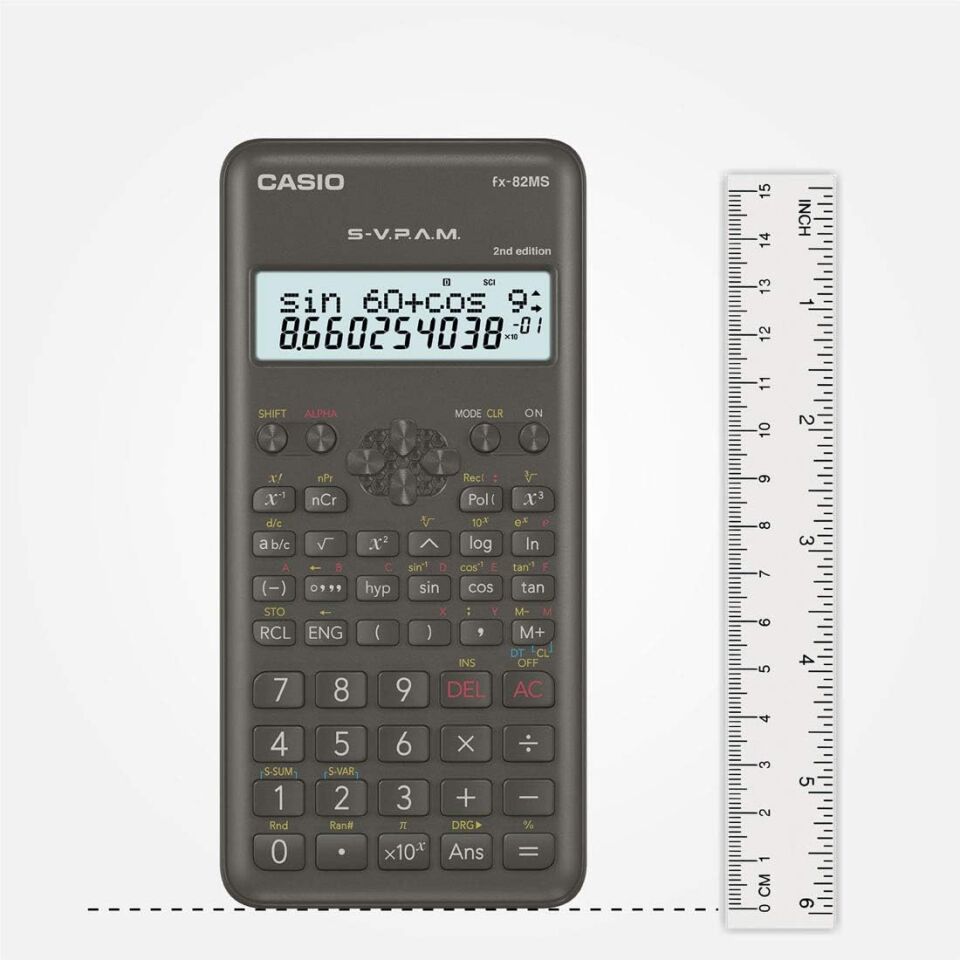 Casio Hesap Makinesi Bilimsel Fx-82Ms 12 Hane