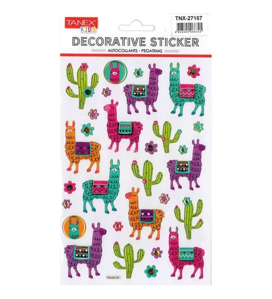 Tanex Tnx-27167 Puffy Renkli Lamalar Serisi