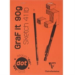 Clairefontaine Esquısse Blanc A4 90 Gr 50 Yaprak Kısa Kenarı Spiralli