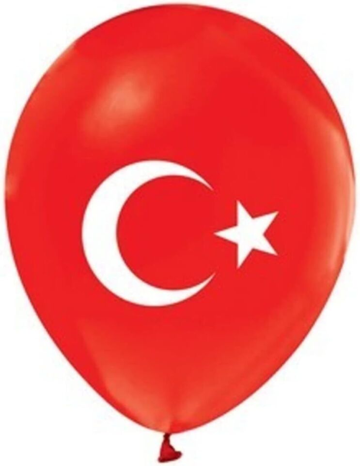 Gemar Balon Ayyıldız Baskılı 10'' 10 Lu Paket