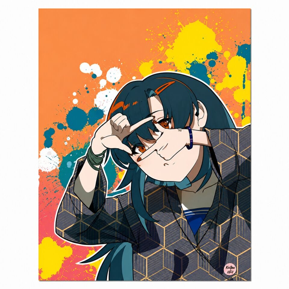 My Mia Art 12x16 Manga Look Defter Mini