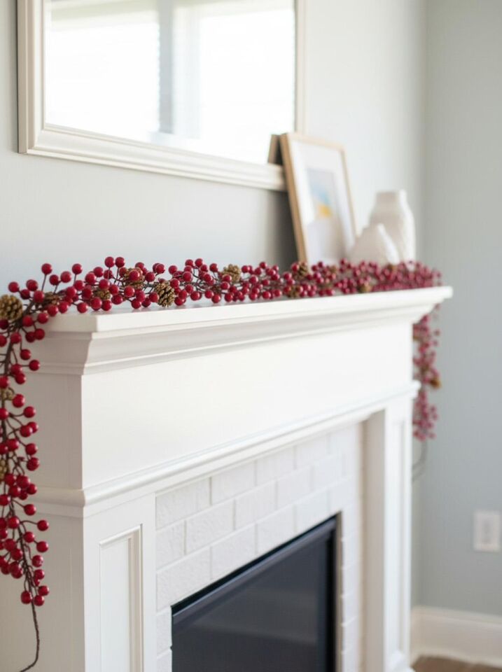 Astaş Kozalakli Berryli Garland 150 Cm