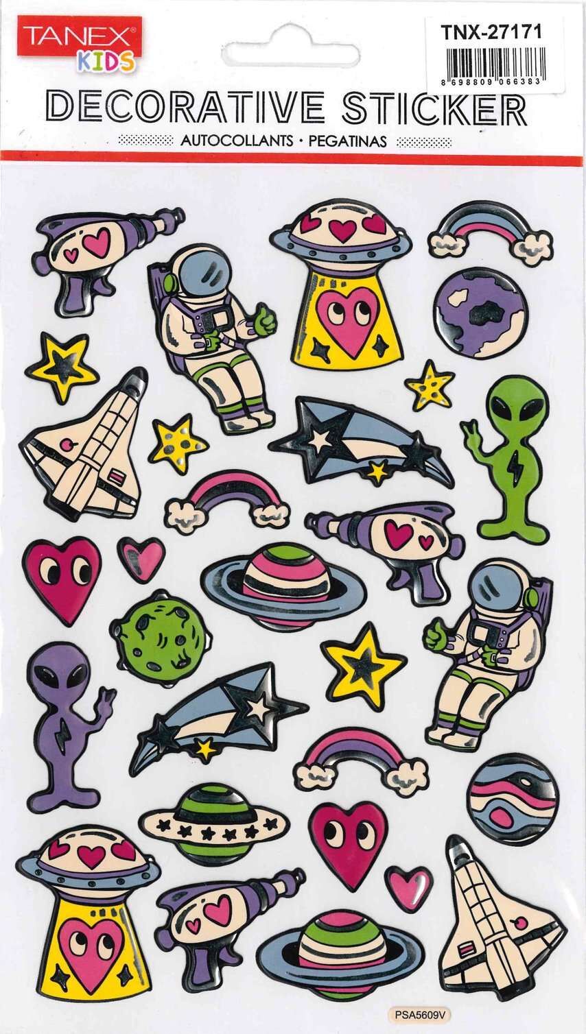 Tanex Tnx-27171 Puffy Renkli Uzaylılar Serisi