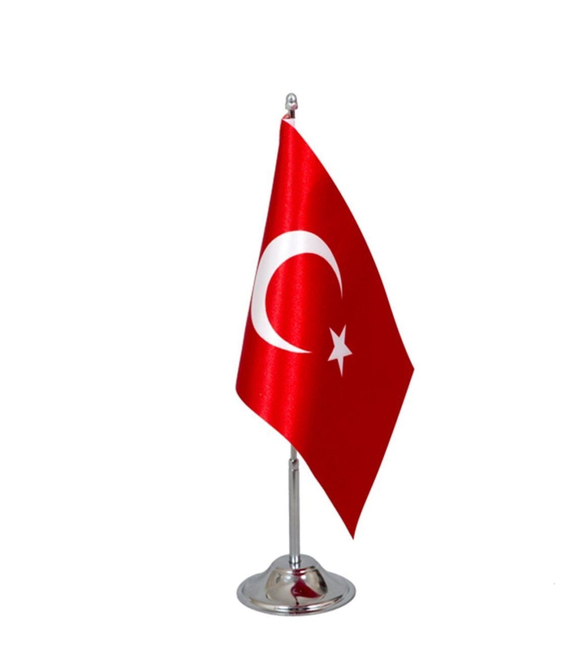 Buket 15x22,5 Cm Çift Katlı Masa Türk Bayrağı