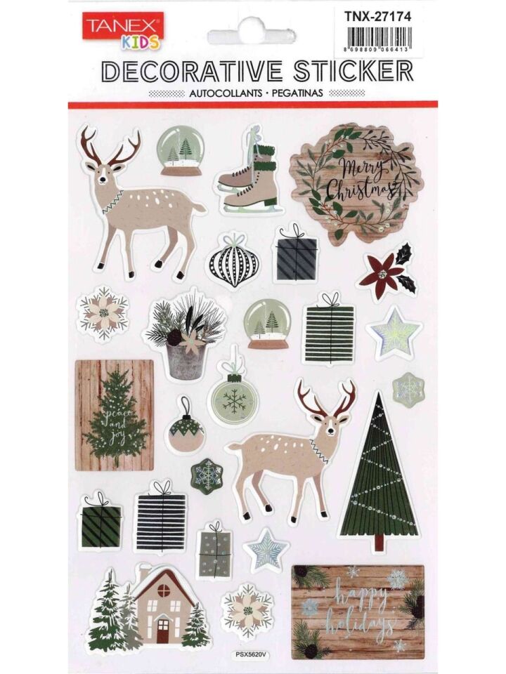 Tanex Tnx-27174 Puffy Yılbaşı Temaları Serisi