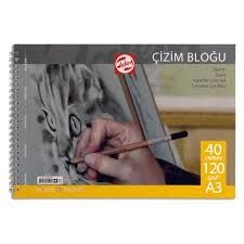 Talens Çizim Bloğu A3 120 Gr Spiralli 40 Yaprak