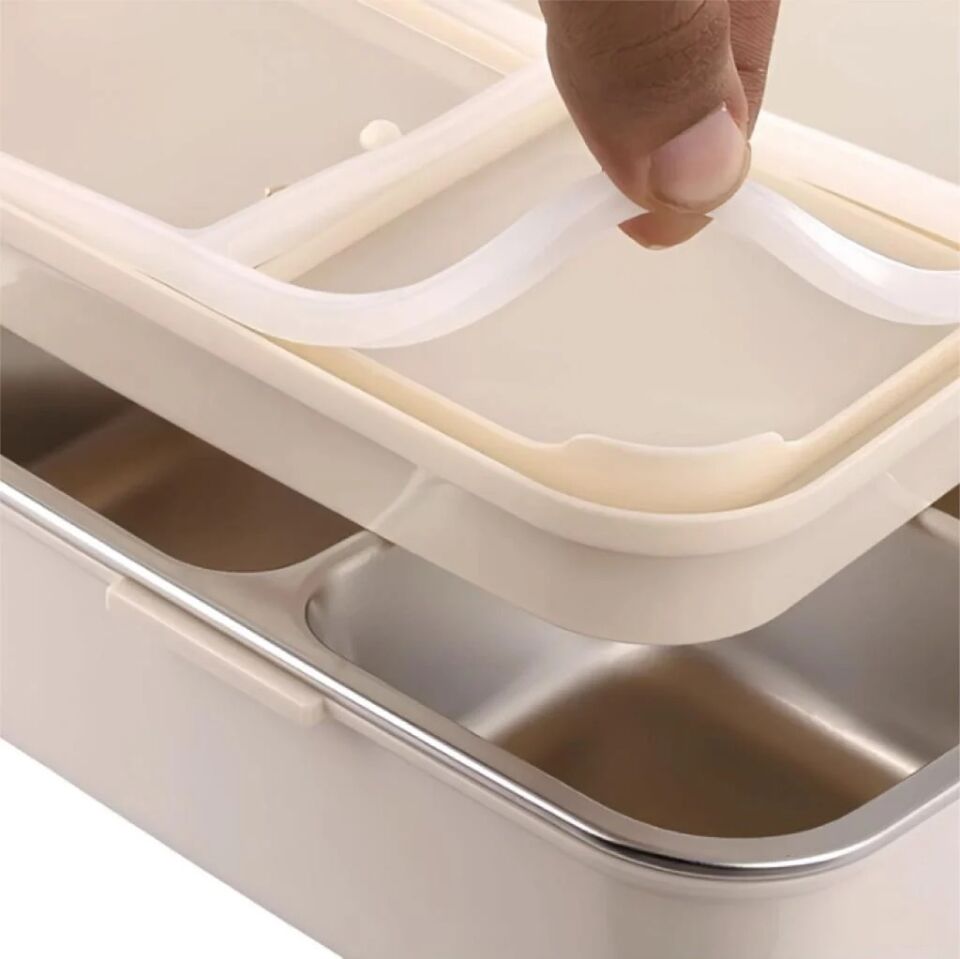 Vagonlife 1120 Ml Lunch Box Çelik