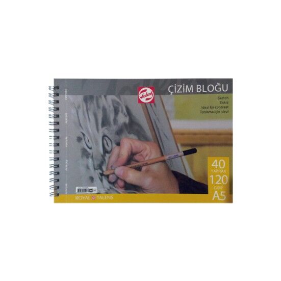 Talens Çizim Bloğu A5 120 Gr Spiralli 40 Yaprak