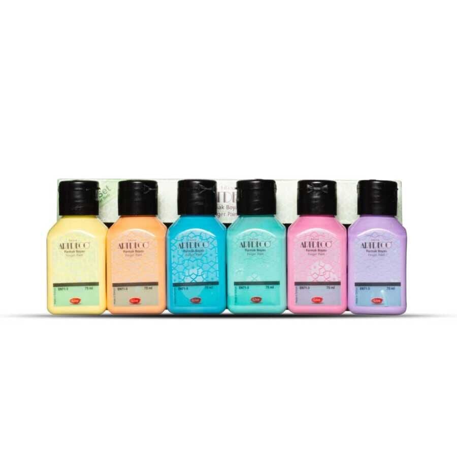 Artdeco Parmak Boya 6x75 Ml Pastel Renkler