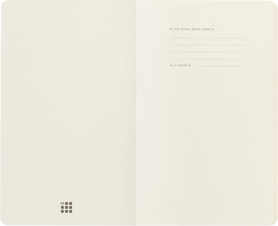 Moleskine Volant Jnls Lg Pla Forget Blue Amber Ylw