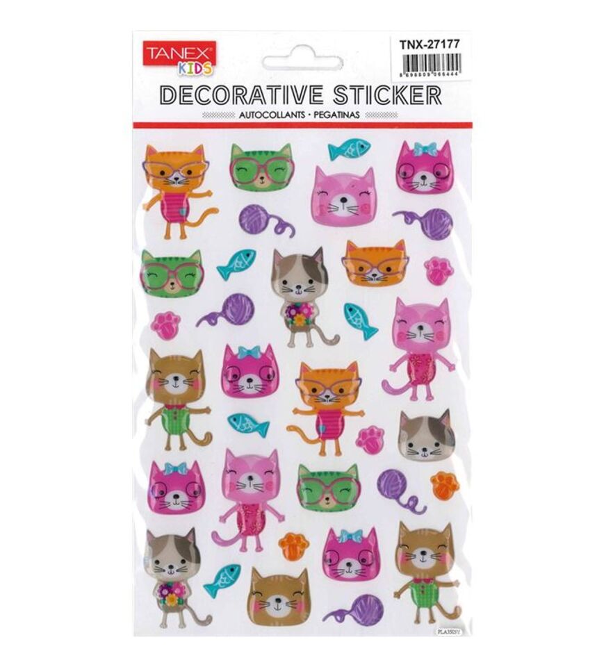 Tanex Tnx-27177 Puffy Oyuncu Kediler Serisi