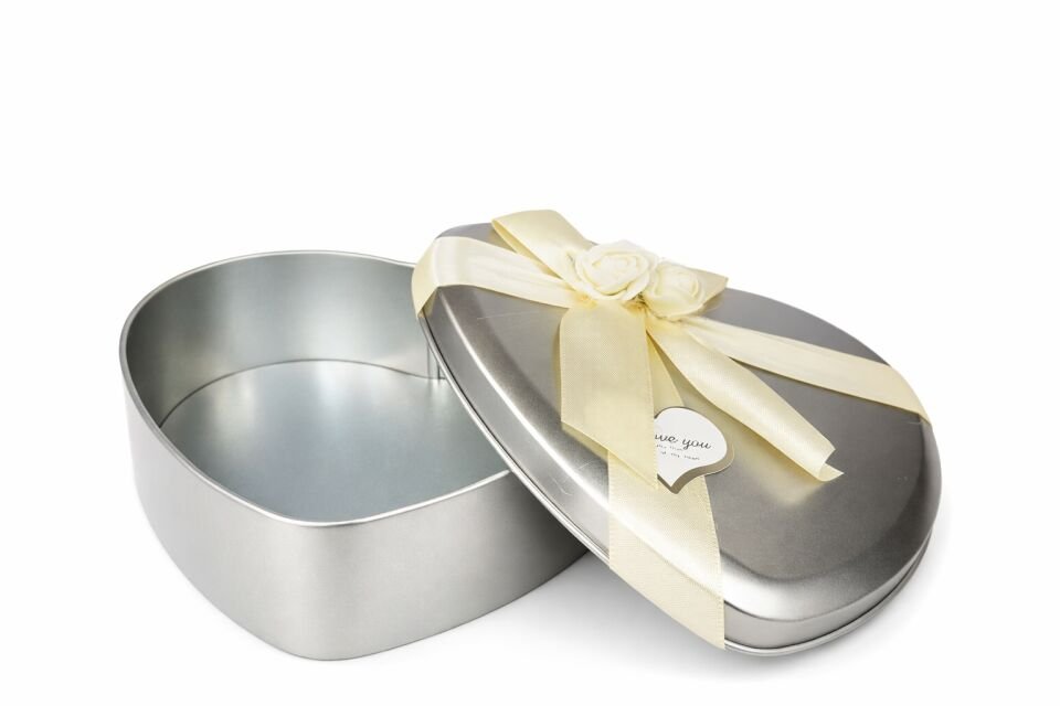 Espa Mit-Kutu-5418 Gümüş Metal Hediyelik Kutu