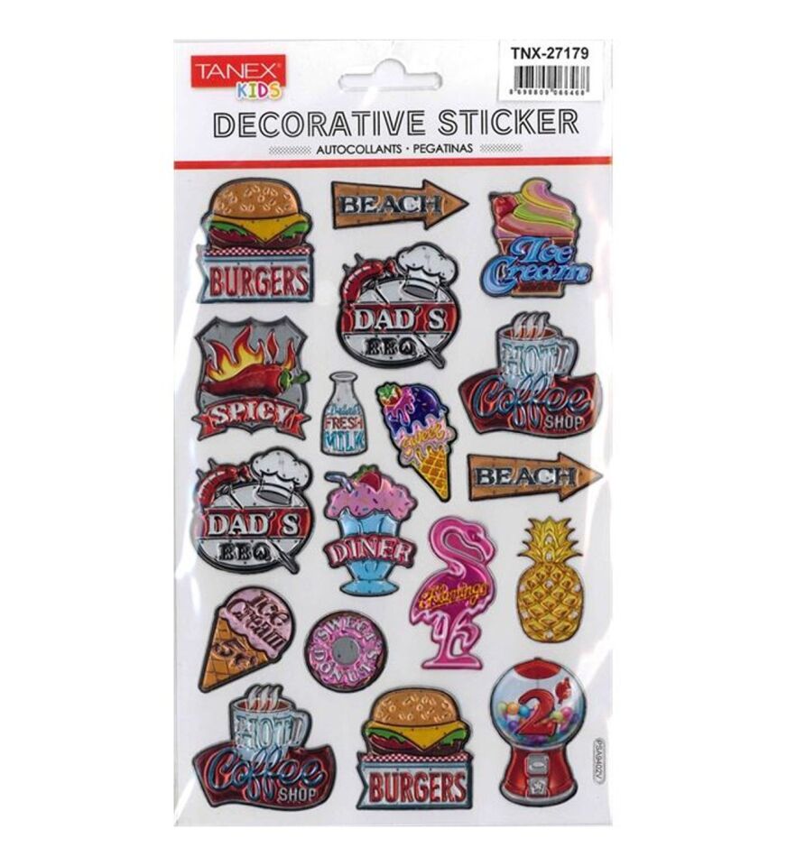 Tanex Tnx-27179 Puffy Fast Food Serisi