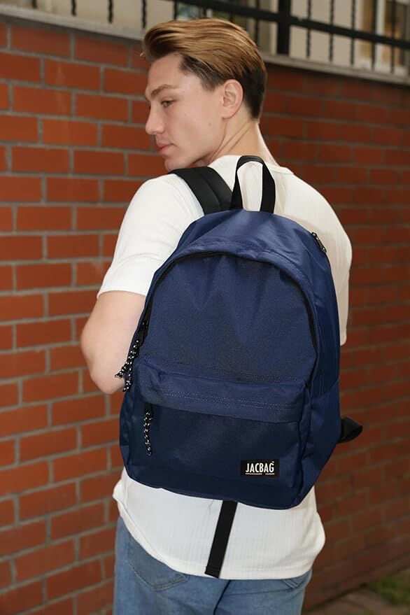 Jacbag Classic Tek Bölmeli Sırt Çantası Lacivert