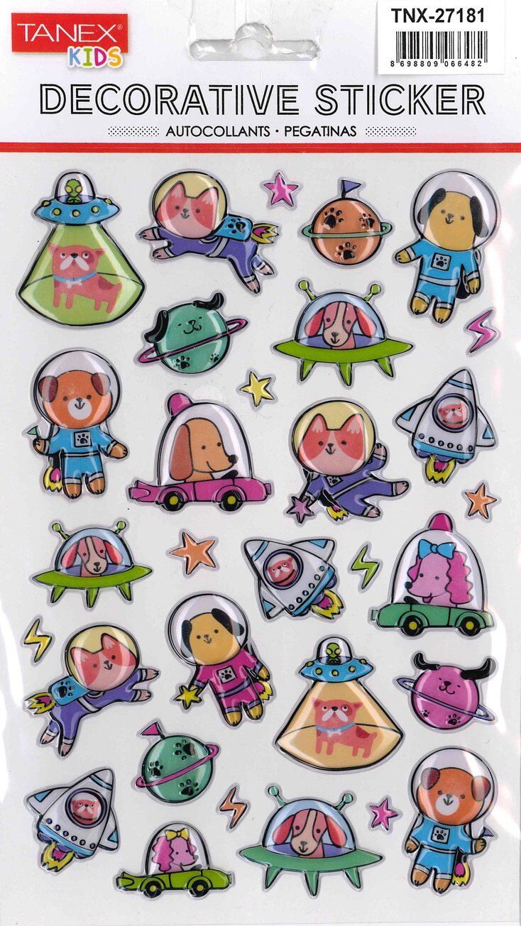 Tanex Tnx-27181 Puffy Astranot Köpekler Serisi