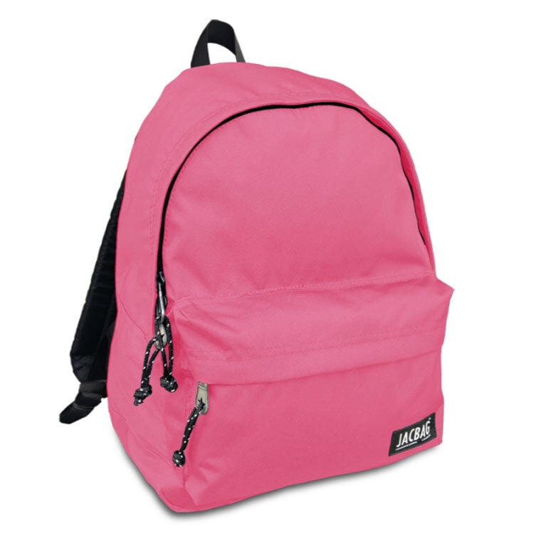 Jacbag Classic Tek Bölmeli Sırt Çantası Pastel Pembe