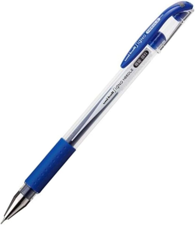 Uniball Signo Needle 0.38 İğne Uçlu Jel Kalem Mavi