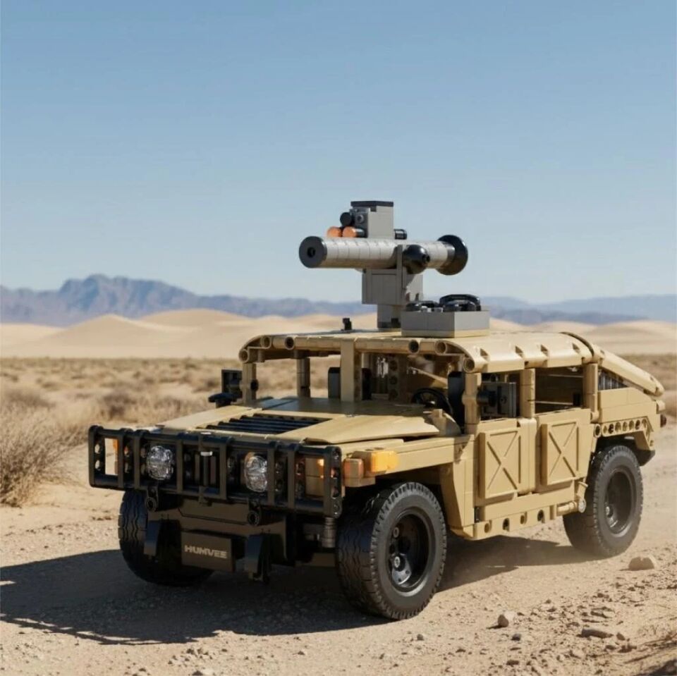Vagonlife Cada Humvee 628 Parça Block Oyuncak