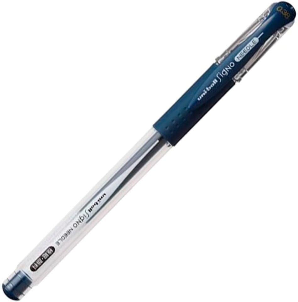 Uniball Signo Needle 0.38 İğne Uçlu Jel Kalem MaviSiyah