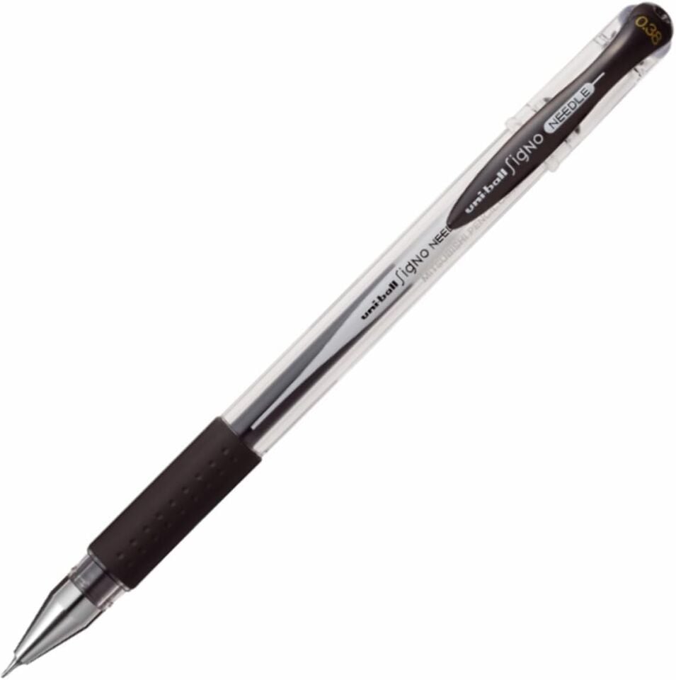 Uniball Signo Needle 0.38 İğne Uçlu Jel Kalem Siyah