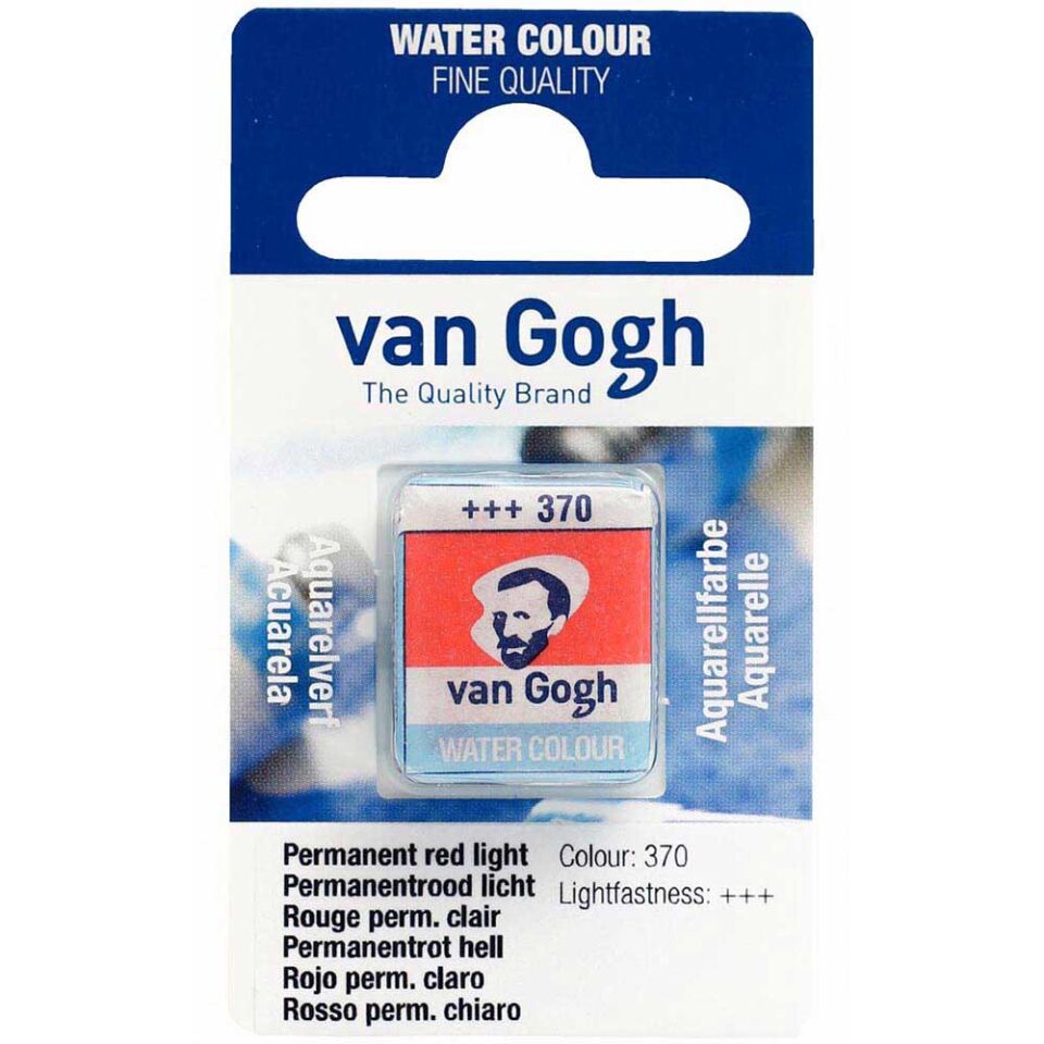 Van Gogh Sulu Boya Tablet Permanent Red Light