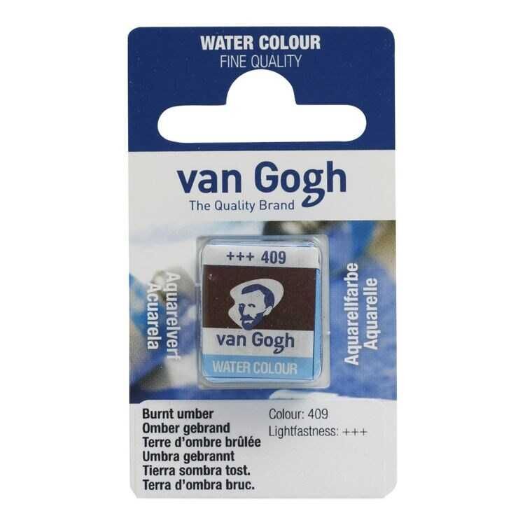 Van Gogh Sulu Boya Tablet Burnt Umber